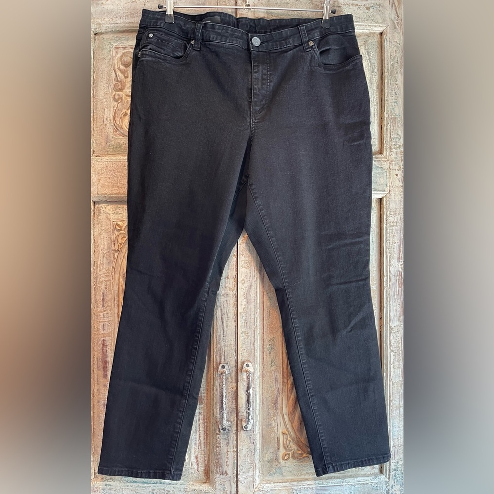 NWOT Kut From The Koth Katy Boyfriend Jeans /Black, 18W/